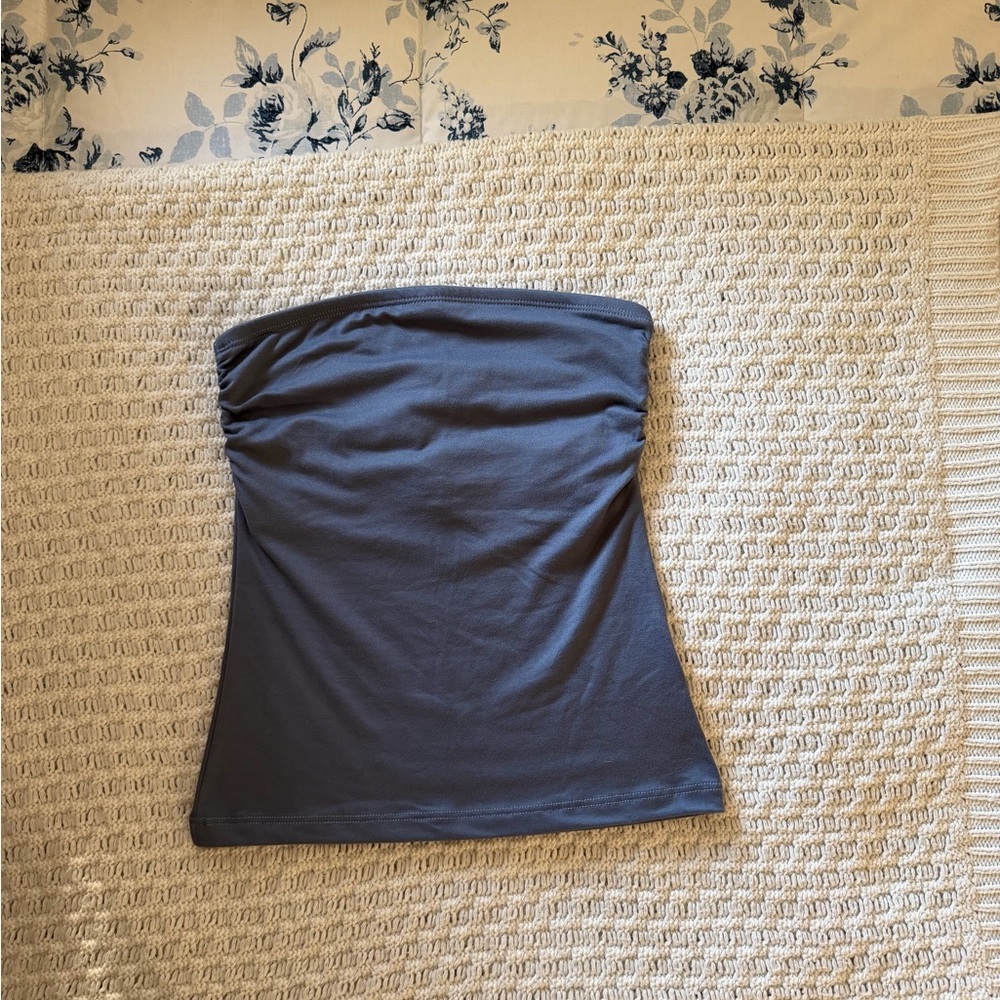 Chic Women's Blue Tube Top